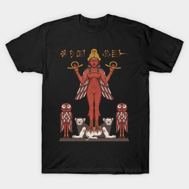 Ereshkigal Queen of the Night T-Shirt by Dingir ENKI